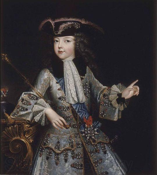 unknow artist Portrait of a young Louis XV of France France oil painting art